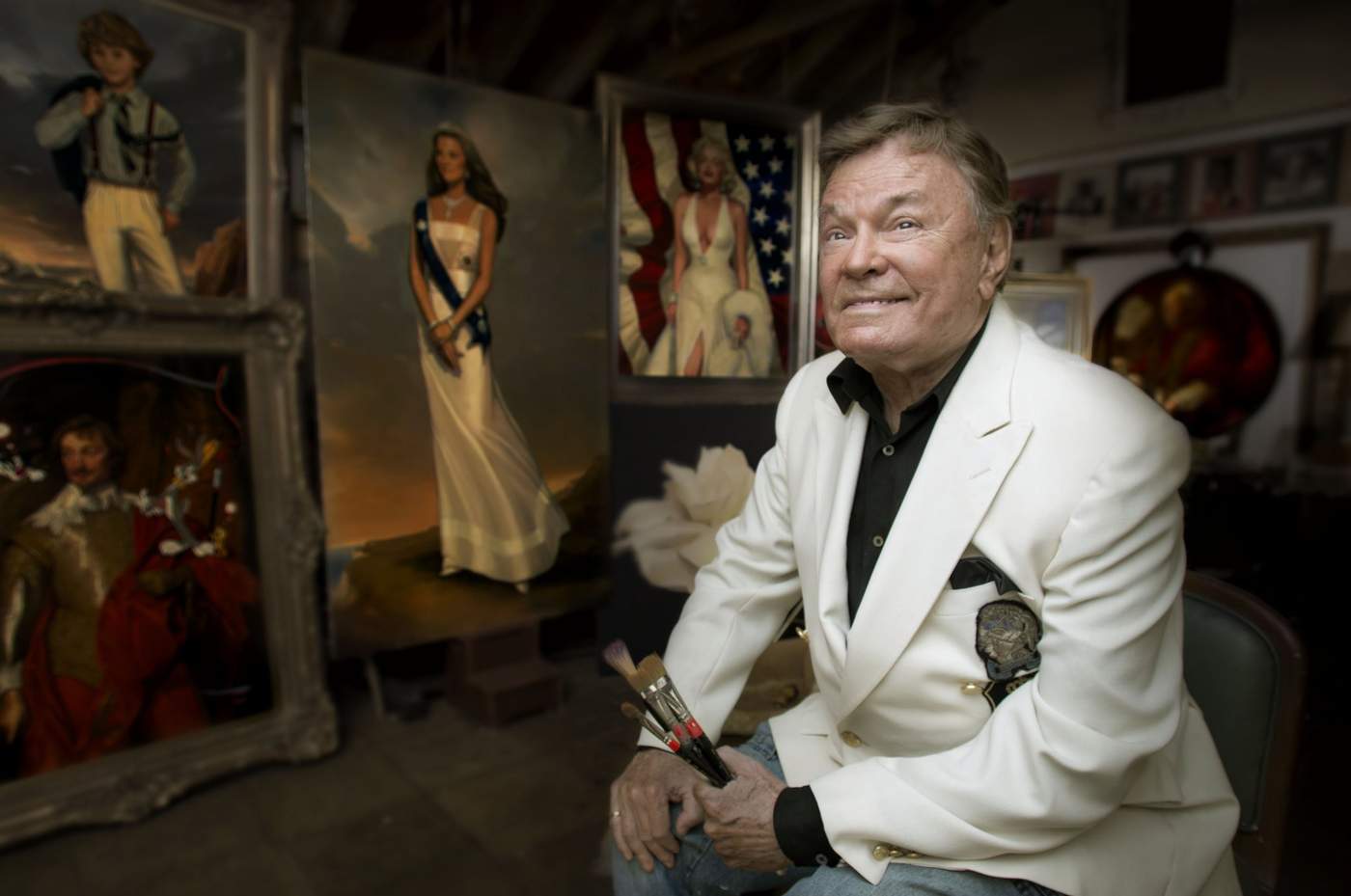 1400x929 Donald Trump Artist Who Painted Trump Portrait In Mar A Lago - Donald Trump Portrait Painting