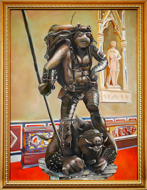 510x659 Tmnt2 Donatello Painting Web Rama's Screen - Donatello Painting