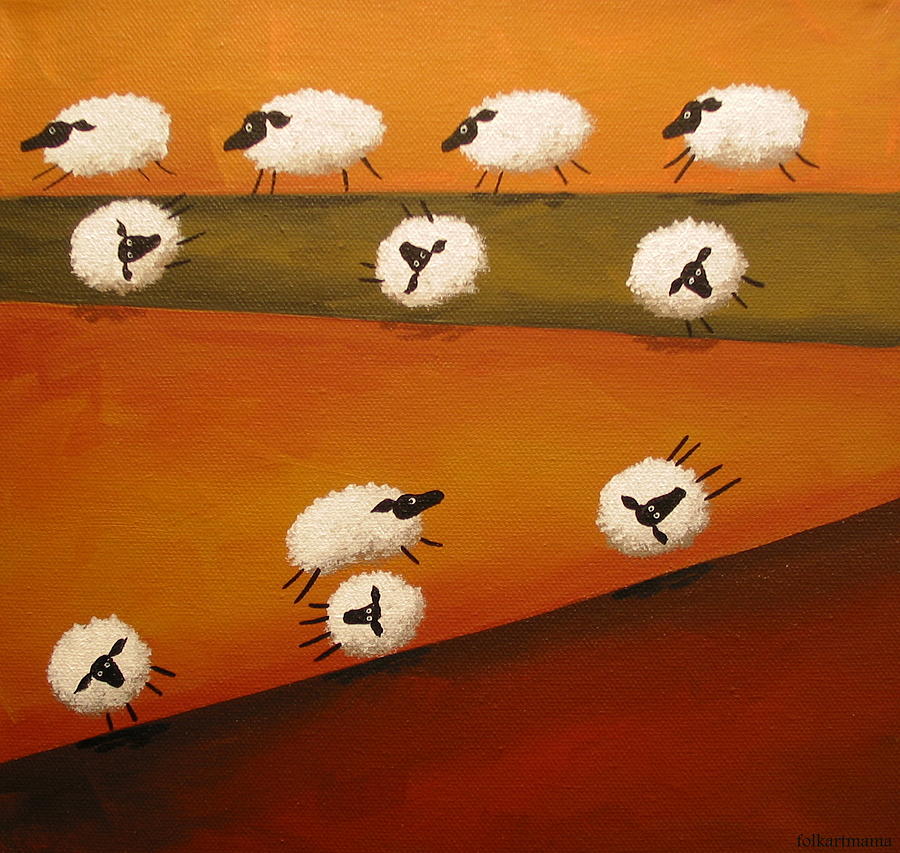 900x853 Donkey Kong Sheep - Donkey Kong Painting