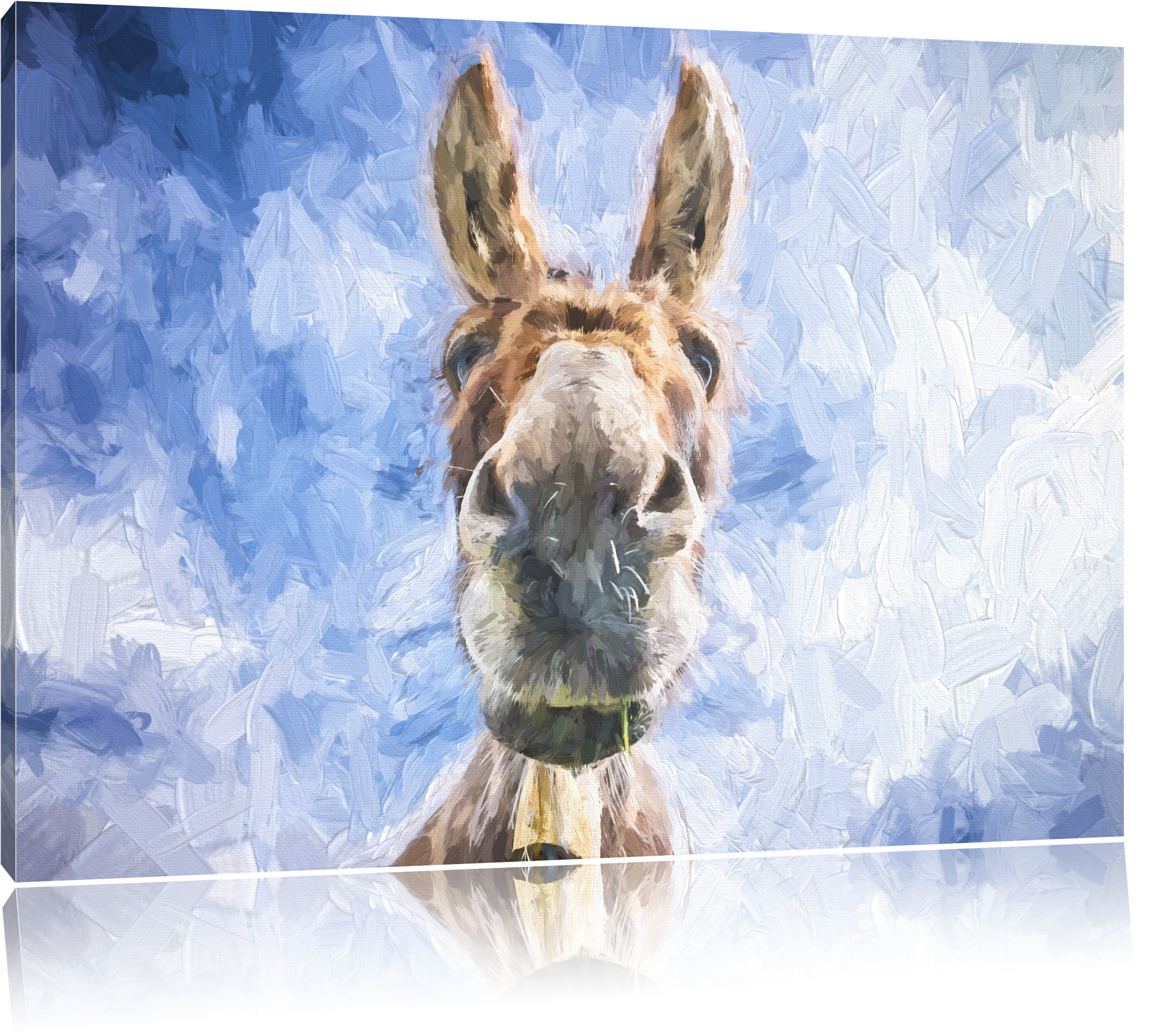 2606x2350 Home Loft Concept Funny Donkey Painting Print On Canvas Wayfair - Donkey Painting