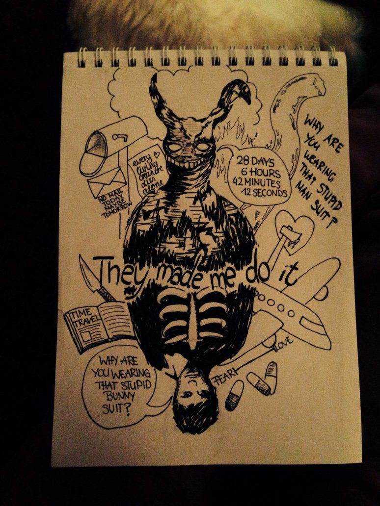 774x1032 Donnie Darko Frank By Frfthvnbyrn - Donnie Darko Painting
