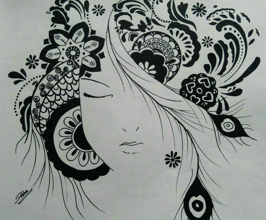 900x742 Doodle Art Painting By Artist Subhashree Sethy - Doodle Art Painting