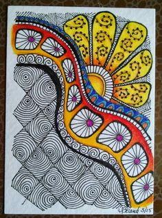 236x318 Mini Doodle Art Drawing Sketches, Sharpie And Tangled - Doodle Art Painting