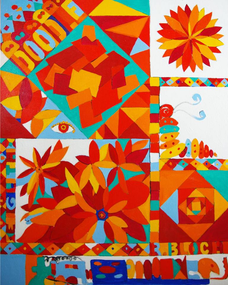 770x961 Saatchi Art Eighth Doodle Painting By Rosemarie Bloch - Doodle Art Painting