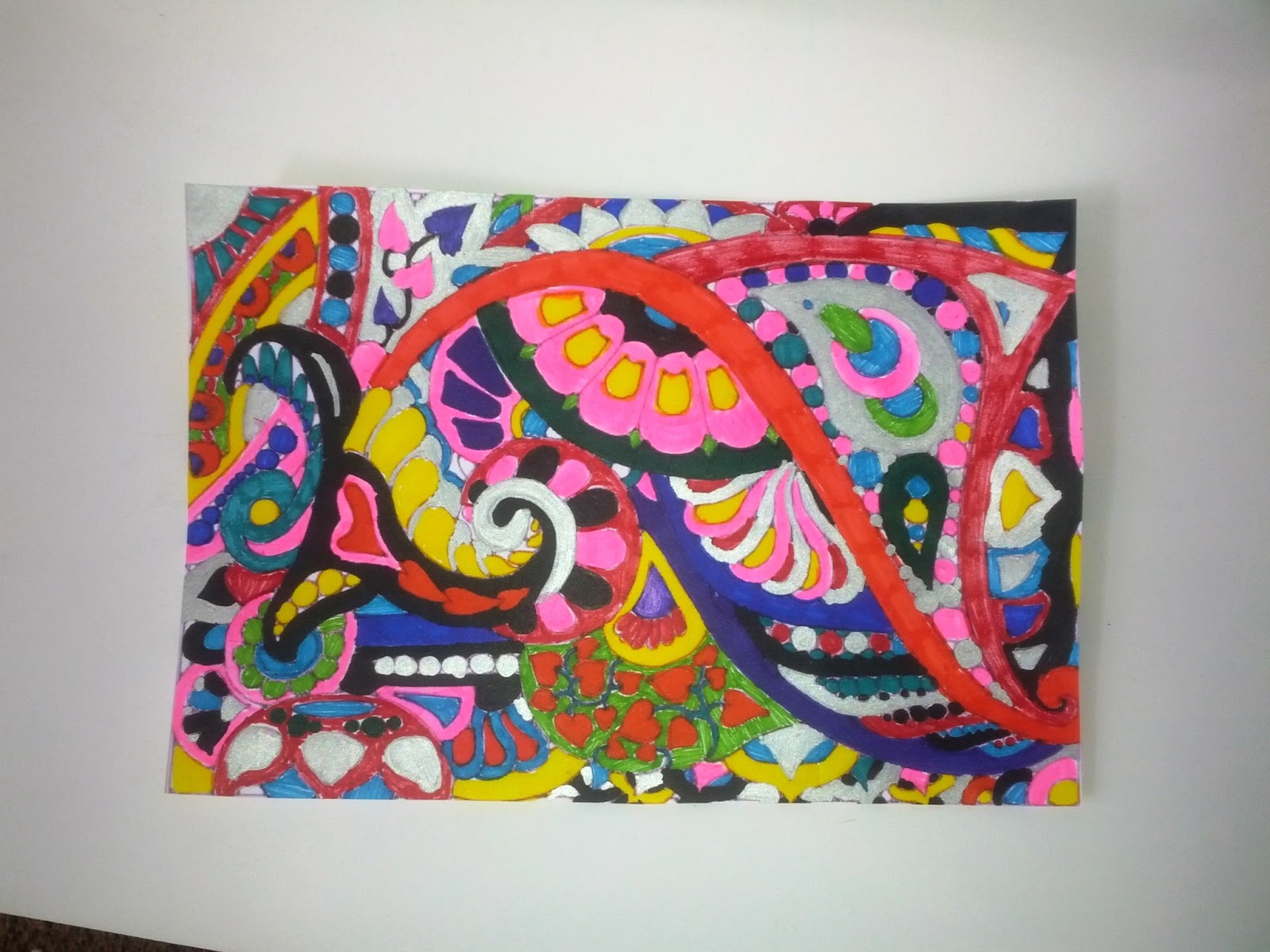 1600x1200 Abstract Doodle Art Eat, Sleep, Crafts - Doodle Art Painting