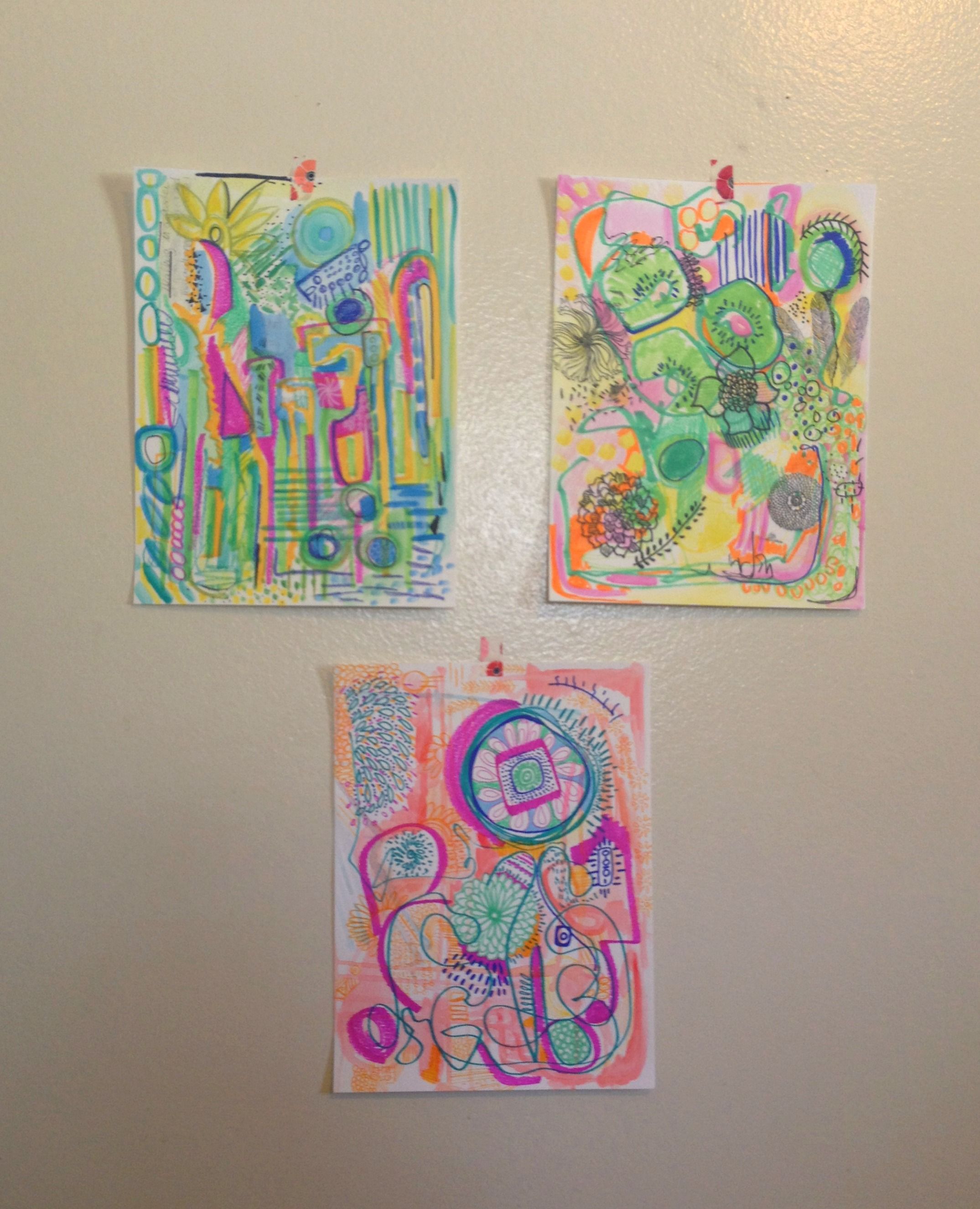 2149x2653 Abstract Art. Abstract Doodle Art Painted With Watercolors - Doodle Art Painting