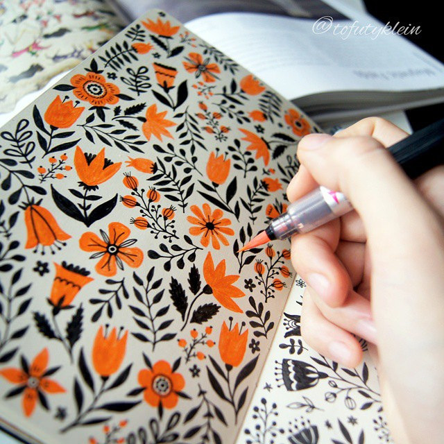 640x640 Quick Morning Doodles. - Doodle Painting