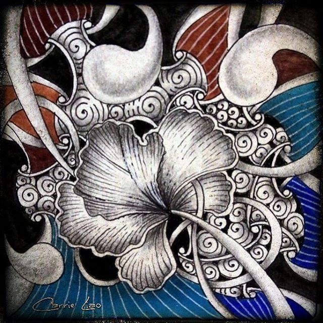 640x640 Zentangle Art zia Art doodle painting artwork Zen Color - Doodle Painting