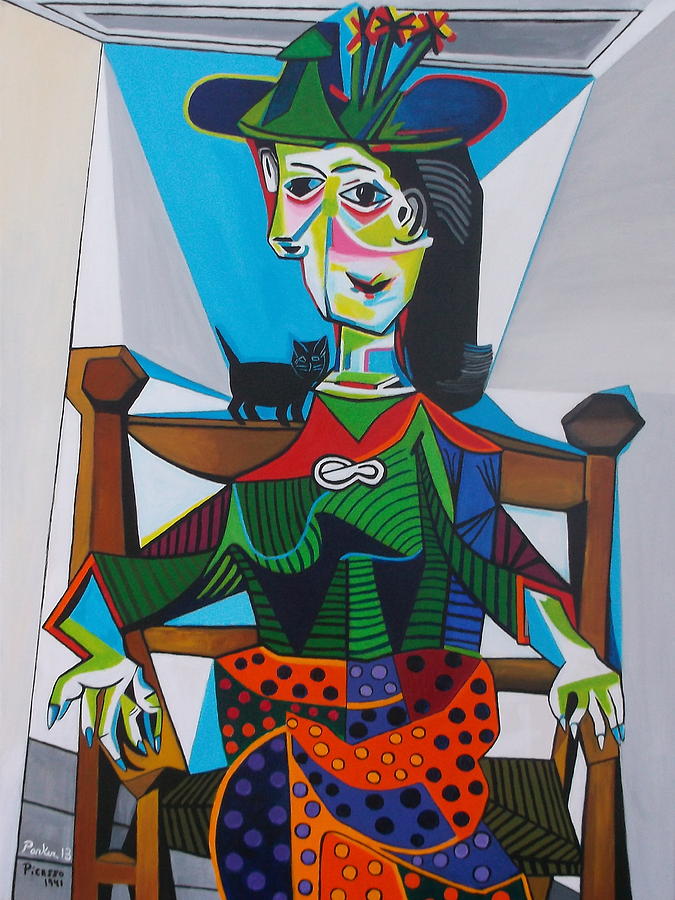 675x900 Dora Maar Au Chat Painting By Don Parker - Dora Painting