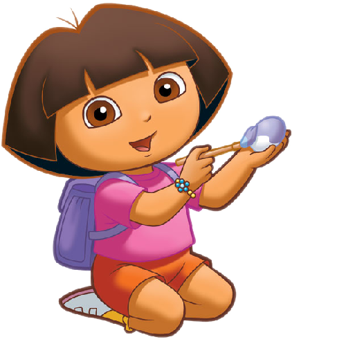 500x500 Dora The Explorer - Dora Painting