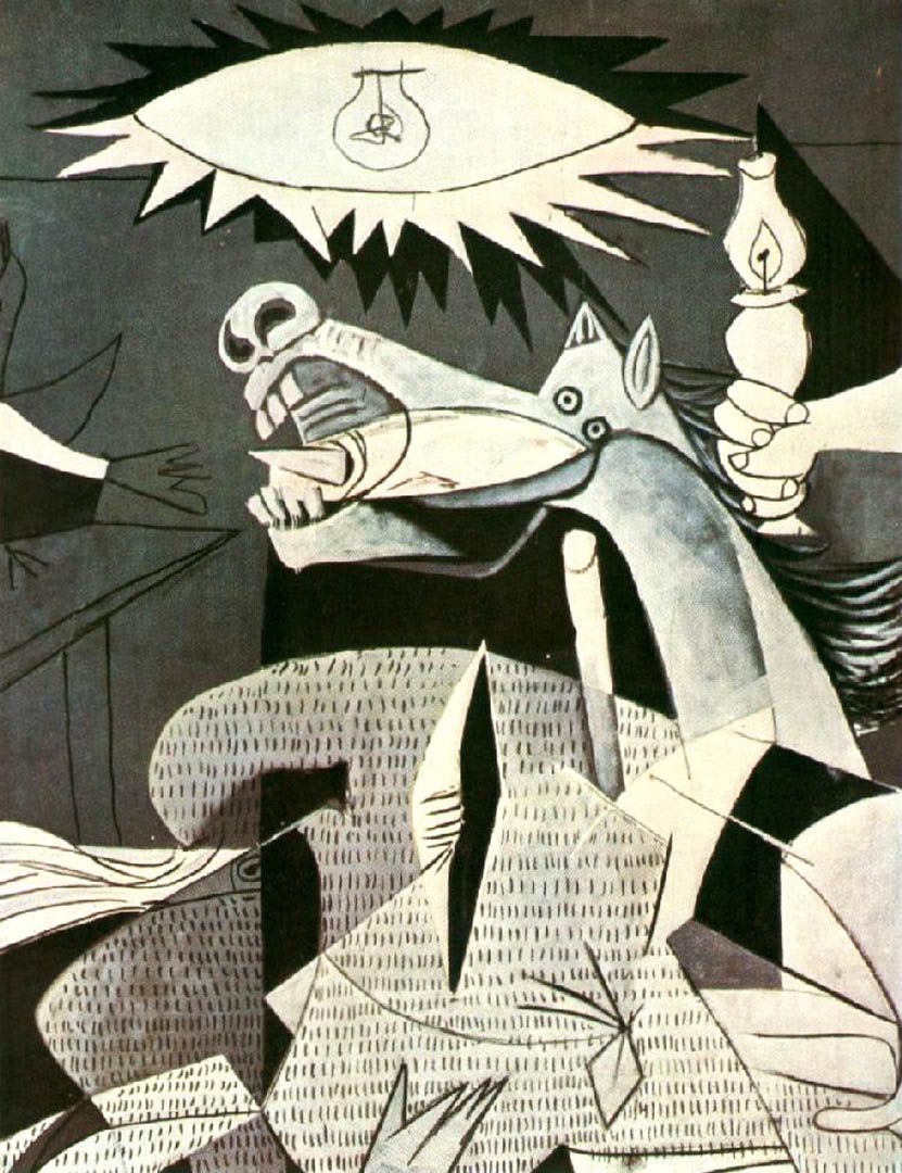 831x1080 Guernica Detail. Dora Maar Painted The Stripes As She Was Taking - Dora Painting