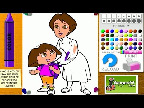 Dora Painting Games at PaintingValley.com | Explore collection of Dora