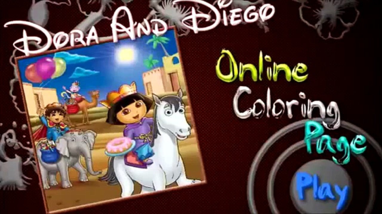 Dora Painting Games at PaintingValley.com | Explore collection of Dora