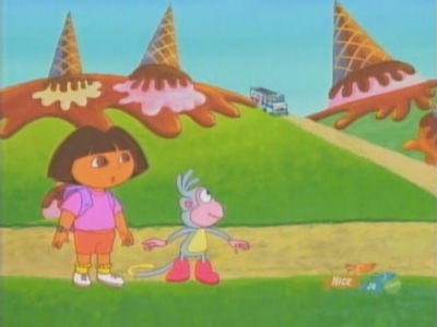 400x300 Dora The Explorer 1x05 We All Scream For Ice Cream! - Dora The Explorer Painting