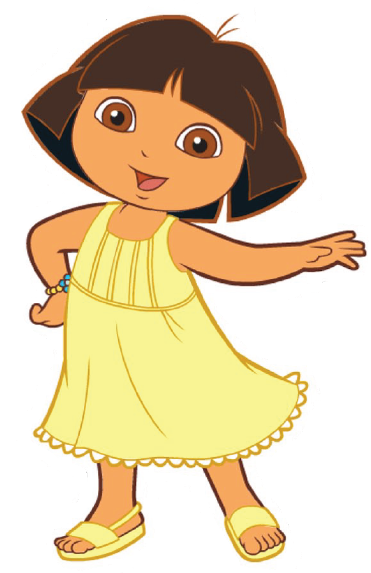 371x573 Latest Dora The Explorer Clip Art And Dolls - Dora The Explorer Painting