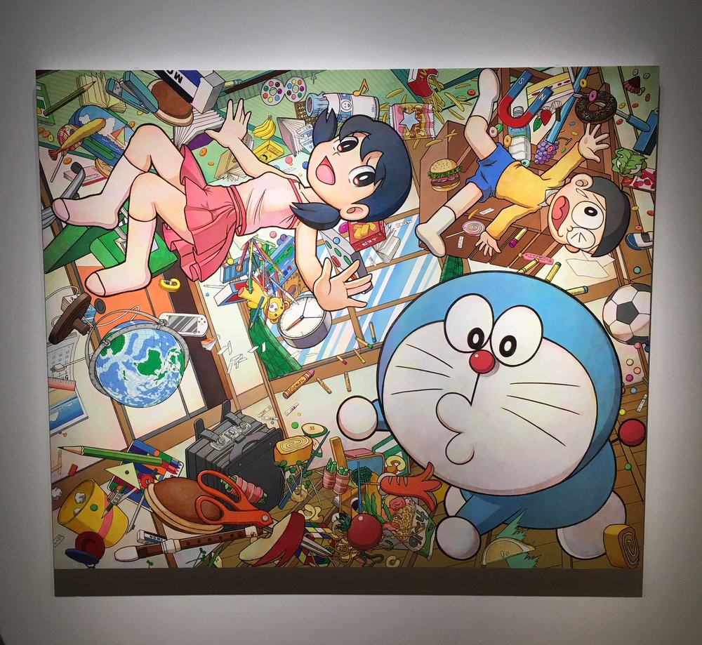 1000x919 Doraemon And Fine Art Collide In New Tokyo Exhibition Spoon Amp Tamago - Doraemon Painting