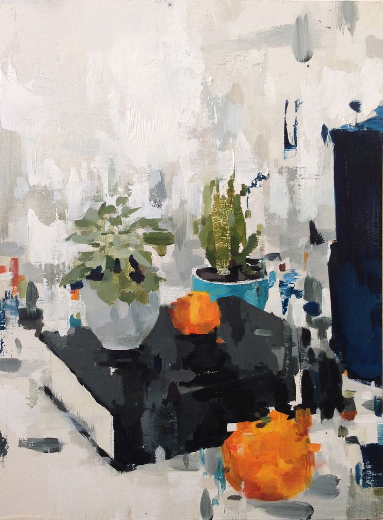 750x1017 Books And Fruit Jon Doran Paintings Paintings - Doran Painting