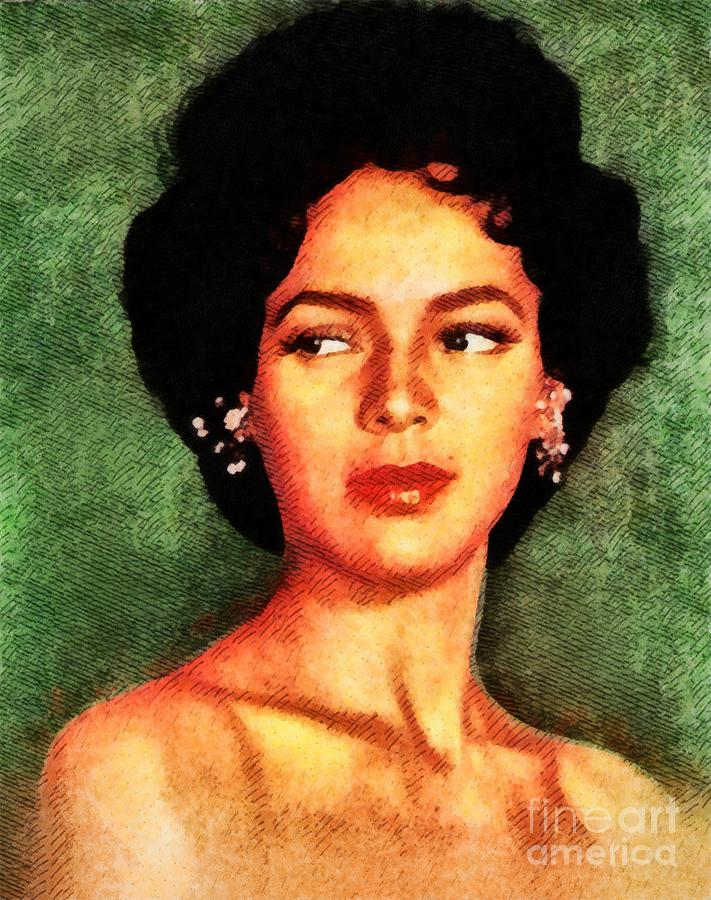 711x900 Dorothy Dandridge, Vintage Hollywood Legend Painting By John - Dorothy Dandridge Painting
