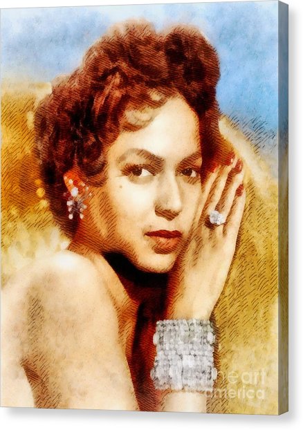 438x622 Dorothy Dandridge Canvas Prints Fine Art America - Dorothy Dandridge Painting