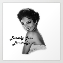 264x264 Dandridge Art Prints Society6 - Dorothy Dandridge Painting