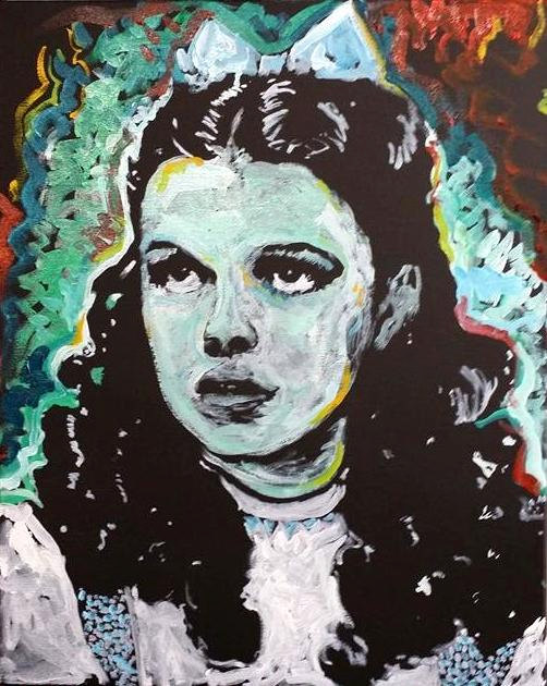 502x630 Dorothy Wizard Of Oz Art Painting By Matt Pecson Judy Garland - Dorothy Painting