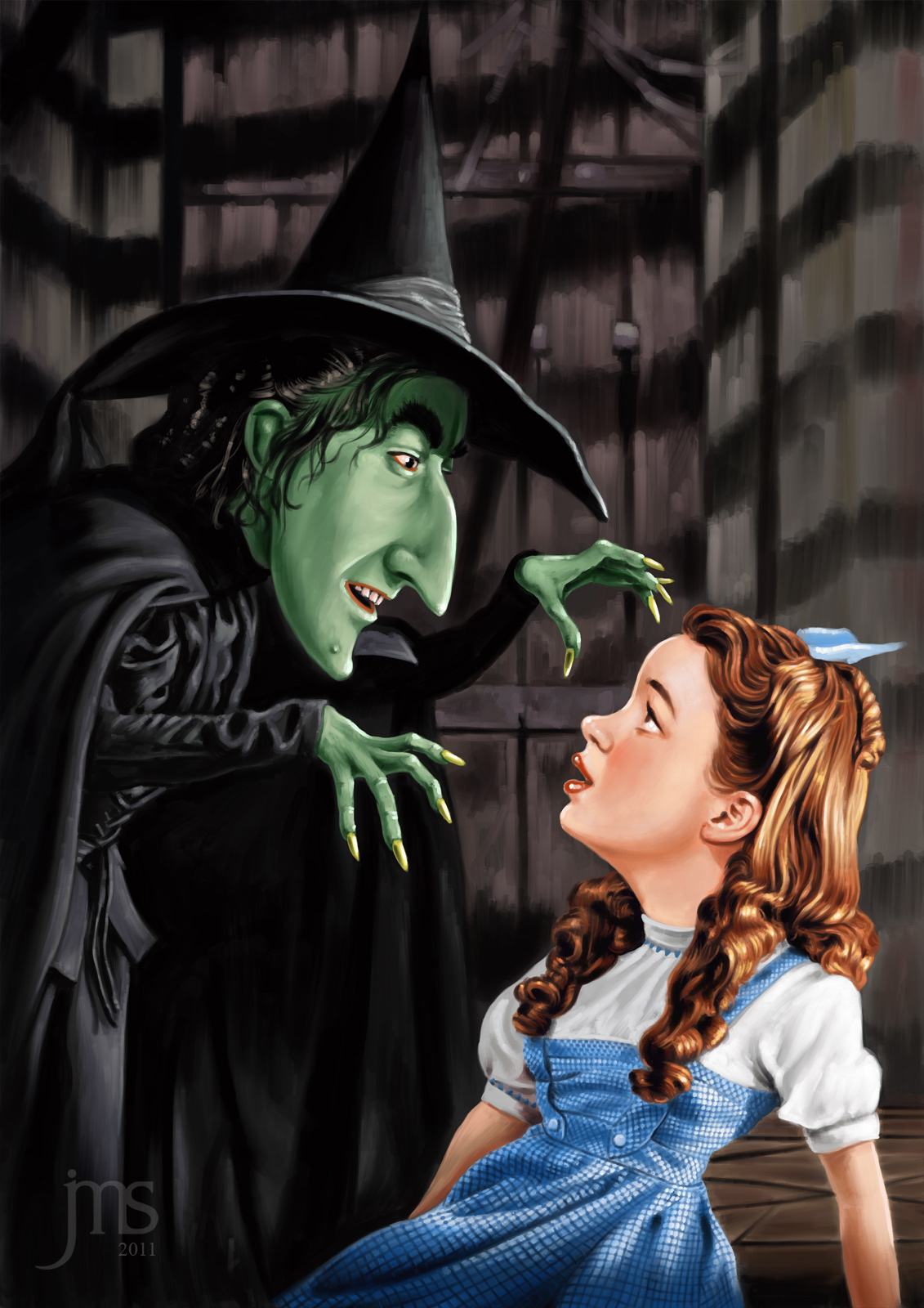 1131x1600 Dorothy And The Witch I Wanted To Share With You My Last Painting - Dorothy Painting