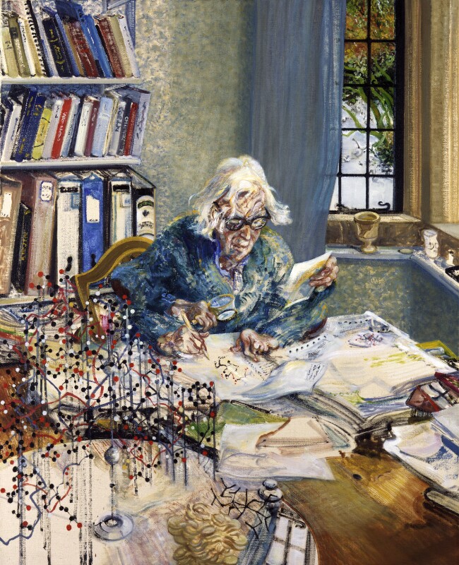 650x800 Npg 5797 Dorothy Hodgkin - Dorothy Painting