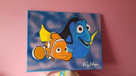 570x321 Finding Dory Painting - Dory Painting