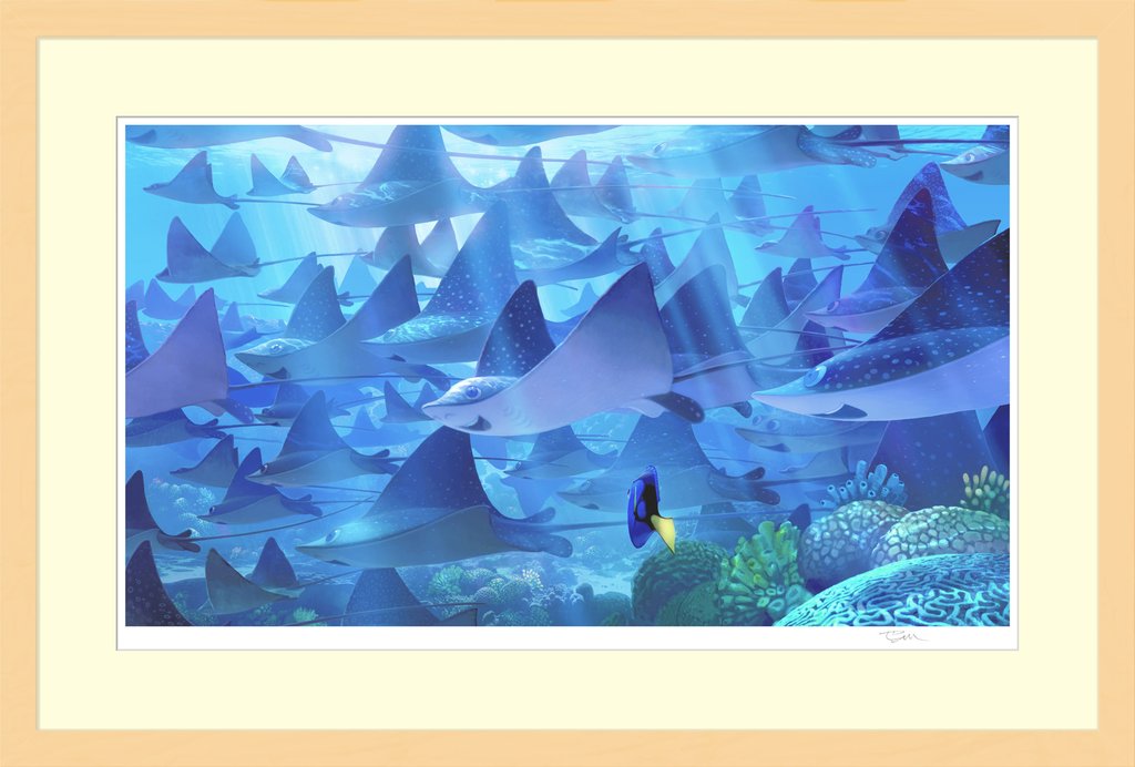 1024x692 Losing Dory Pixar Art Collection - Dory Painting