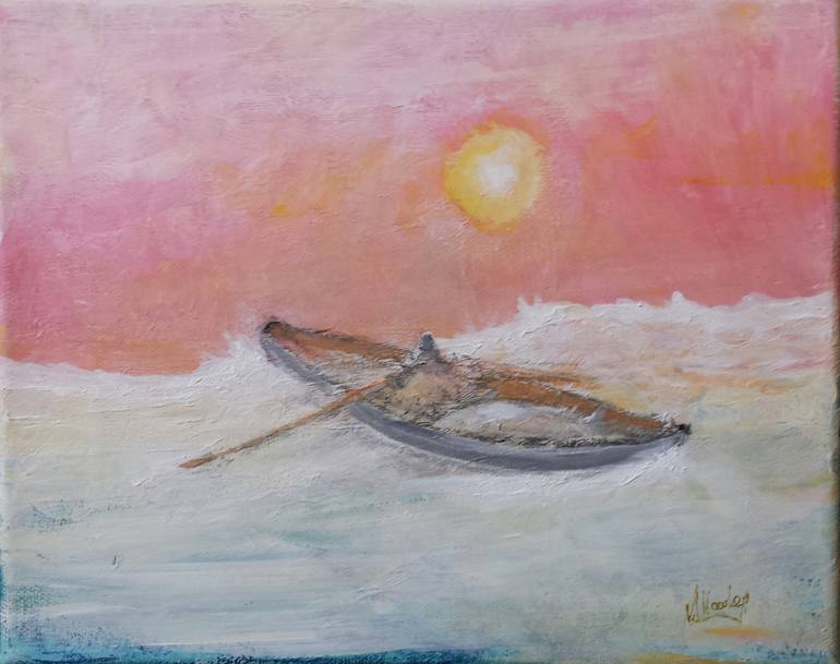 770x609 Saatchi Art The Dory Painting By Vj Hawley - Dory Painting