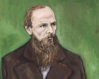 340x270 Fyodor Dostoevsky T Shirt - Dostoevsky Painting