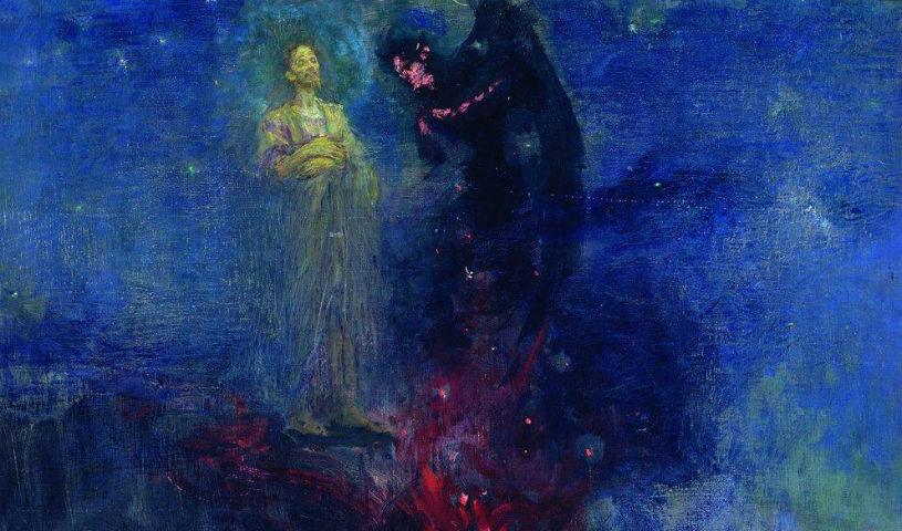 815x480 Hutkippy (Slowly) Reads The Brothers Karamazov - Dostoevsky Painting