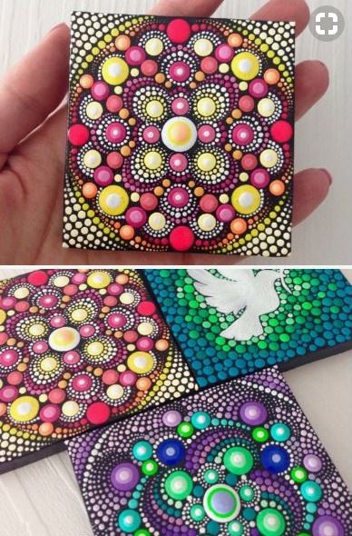 388x590 Dot Painting Family - Dot Painting