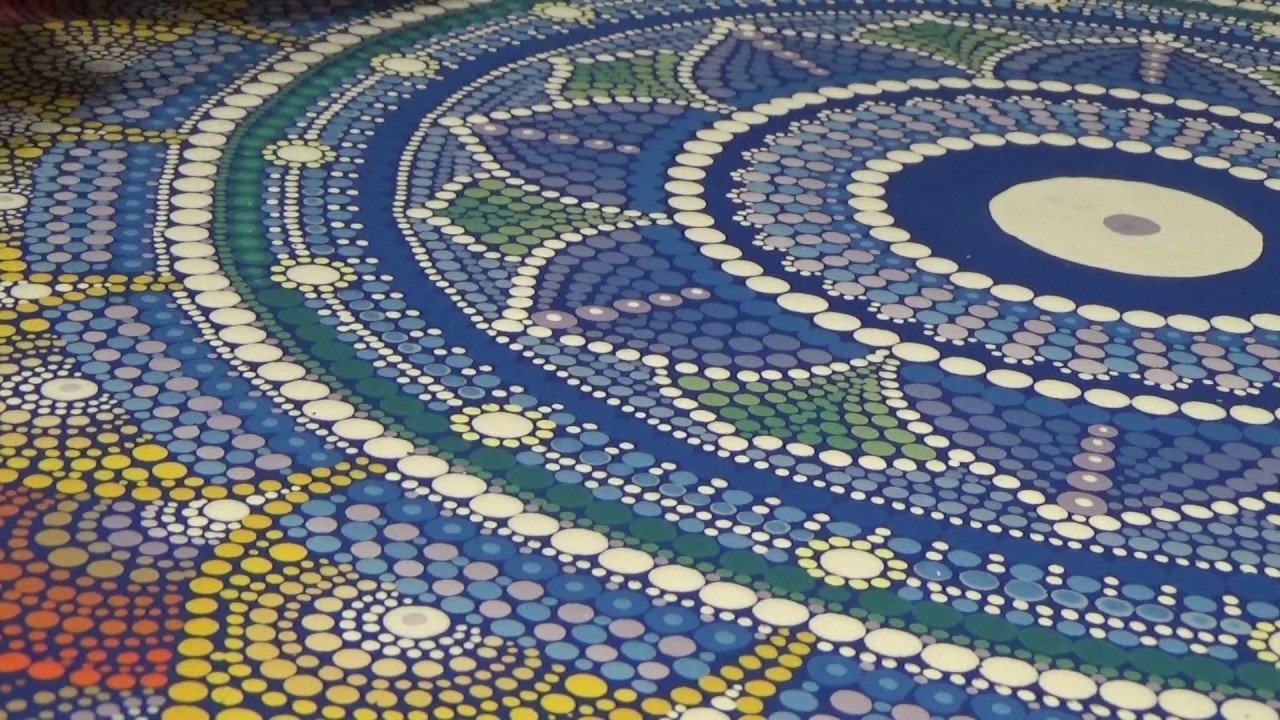 1280x720 Dot Painting Technique. Acrylic Painting. - Dot Painting