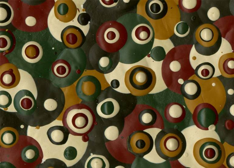 770x553 Saatchi Art Dot Painting To Schubert Painting By Noj Barker - Dot Painting