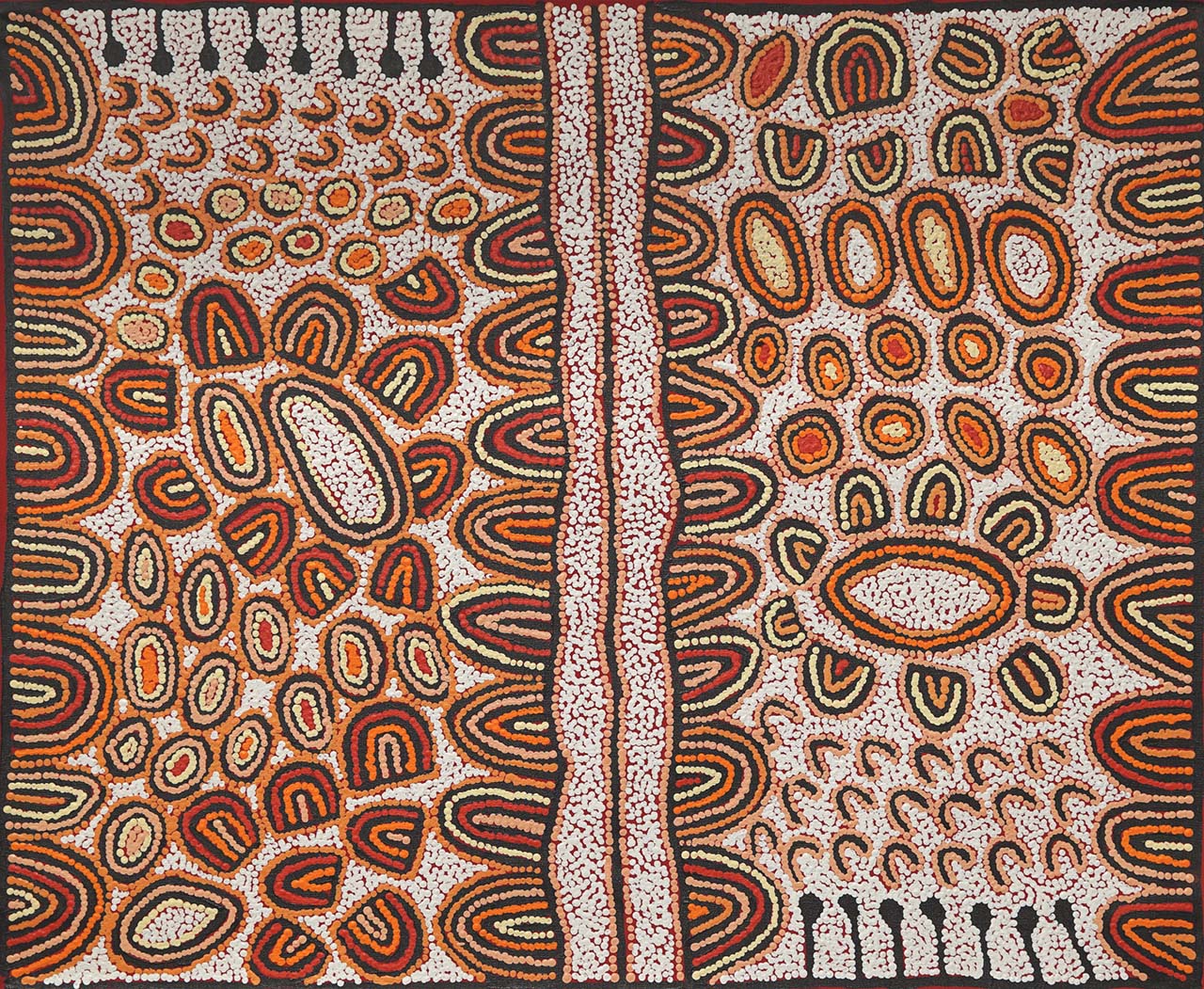 1280x1051 When Did We First See Aboriginal Dot Painting - Dot Painting
