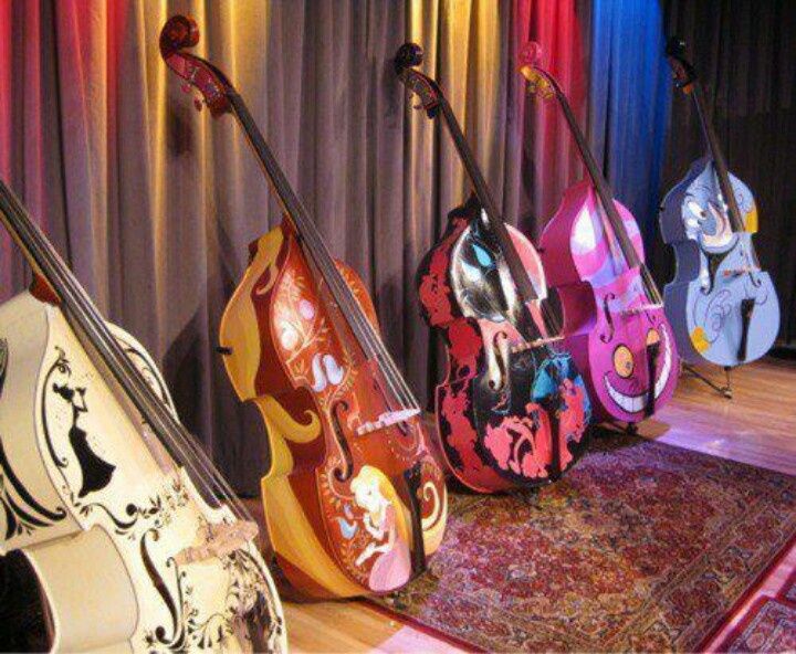 720x592 43 Best Bass Art Images On Bass Guitars, Guitar Art - Double Bass Painting
