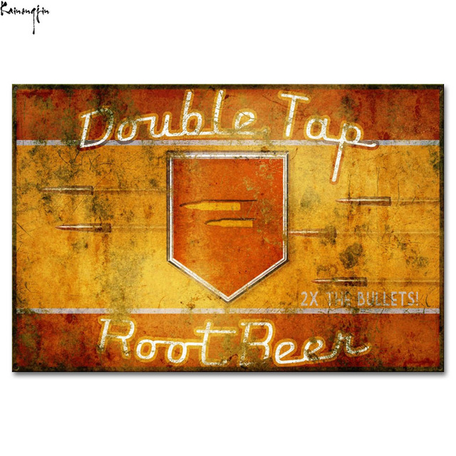 640x640 Sq635 Zombies Double Tap Root Beer Black Ops Game Hot Art Poster - Double Canvas Painting