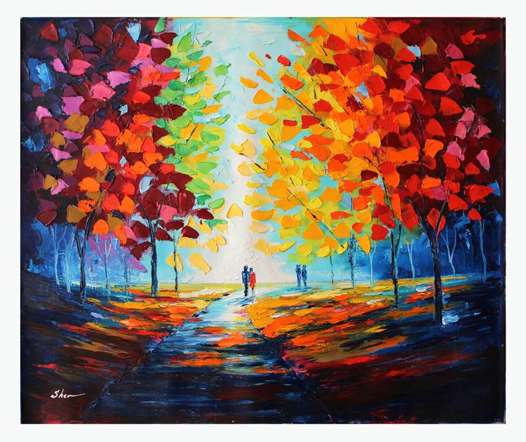 750x630 Svyatoslav Sher Shyrochuk Original Oil On Canvas Painting Double - Double Canvas Painting