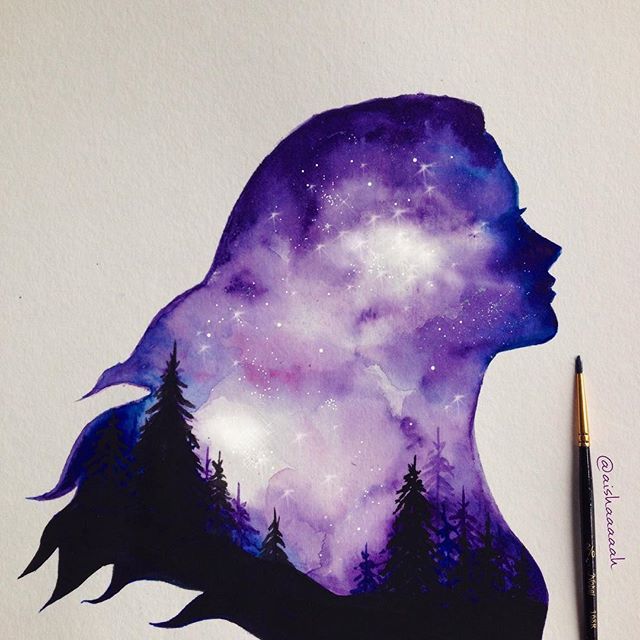 640x640 Hello All )) New Painting - Double Exposure Painting