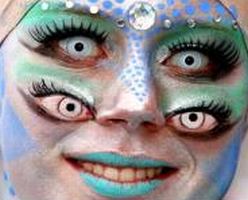 248x200 Face Painting Examples Fun Amp Different - Double Face Painting