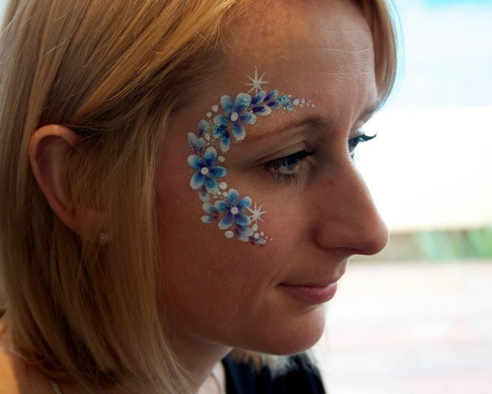 960x768 Double Dip Flowers Face Paint Dips, Flower - Double Face Painting