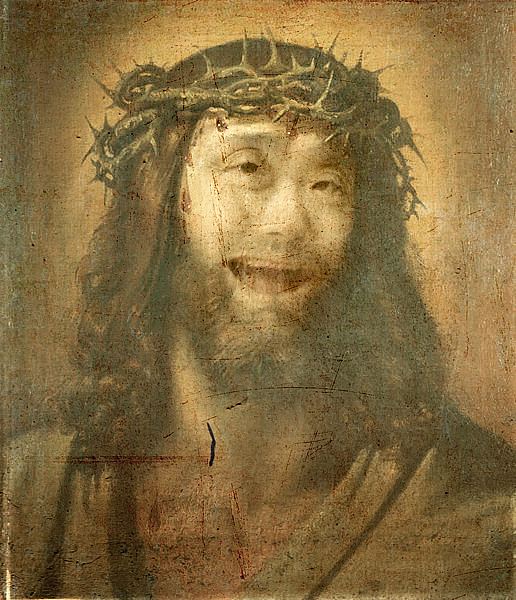 516x600 Down Syndrome By Xisaq - Down Syndrome Painting