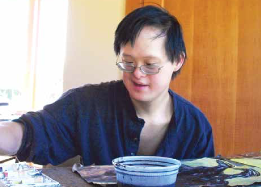 859x615 The Art Of Activism Raymond Hu Global Down Syndrome Foundation - Down Syndrome Painting