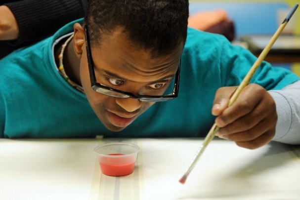 607x405 Youths Learn Down Syndrome Doesn'T Limit Artistic Spirit - Down Syndrome Painting