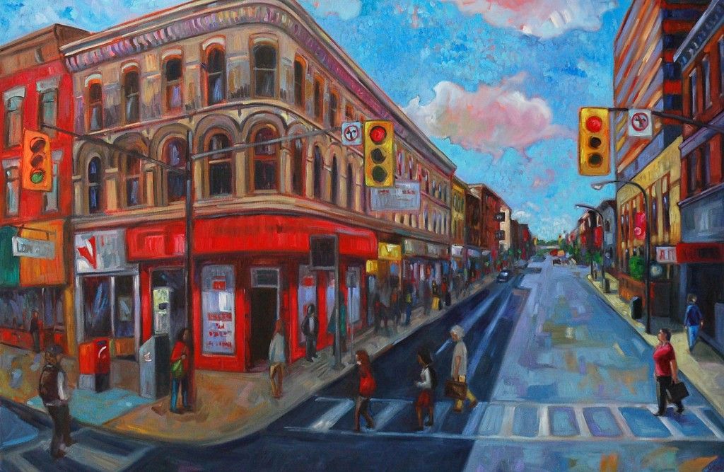 Downtown Painting at Explore collection of
