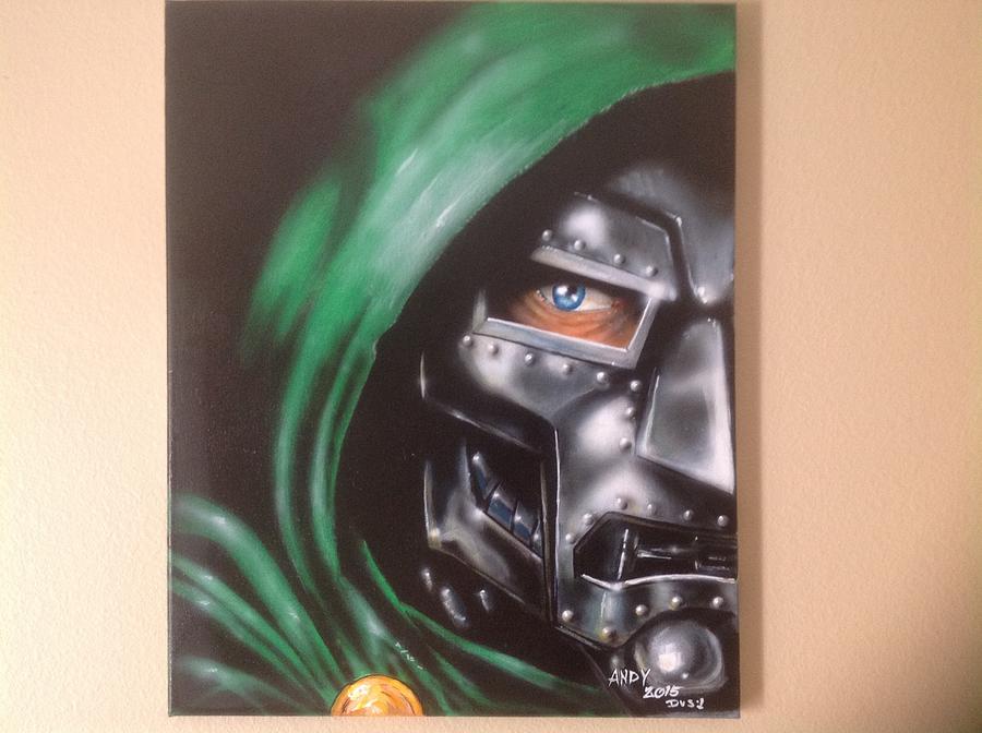 900x672 Dr. Doom Painting By Andy Noguez - Dr Doom Painting