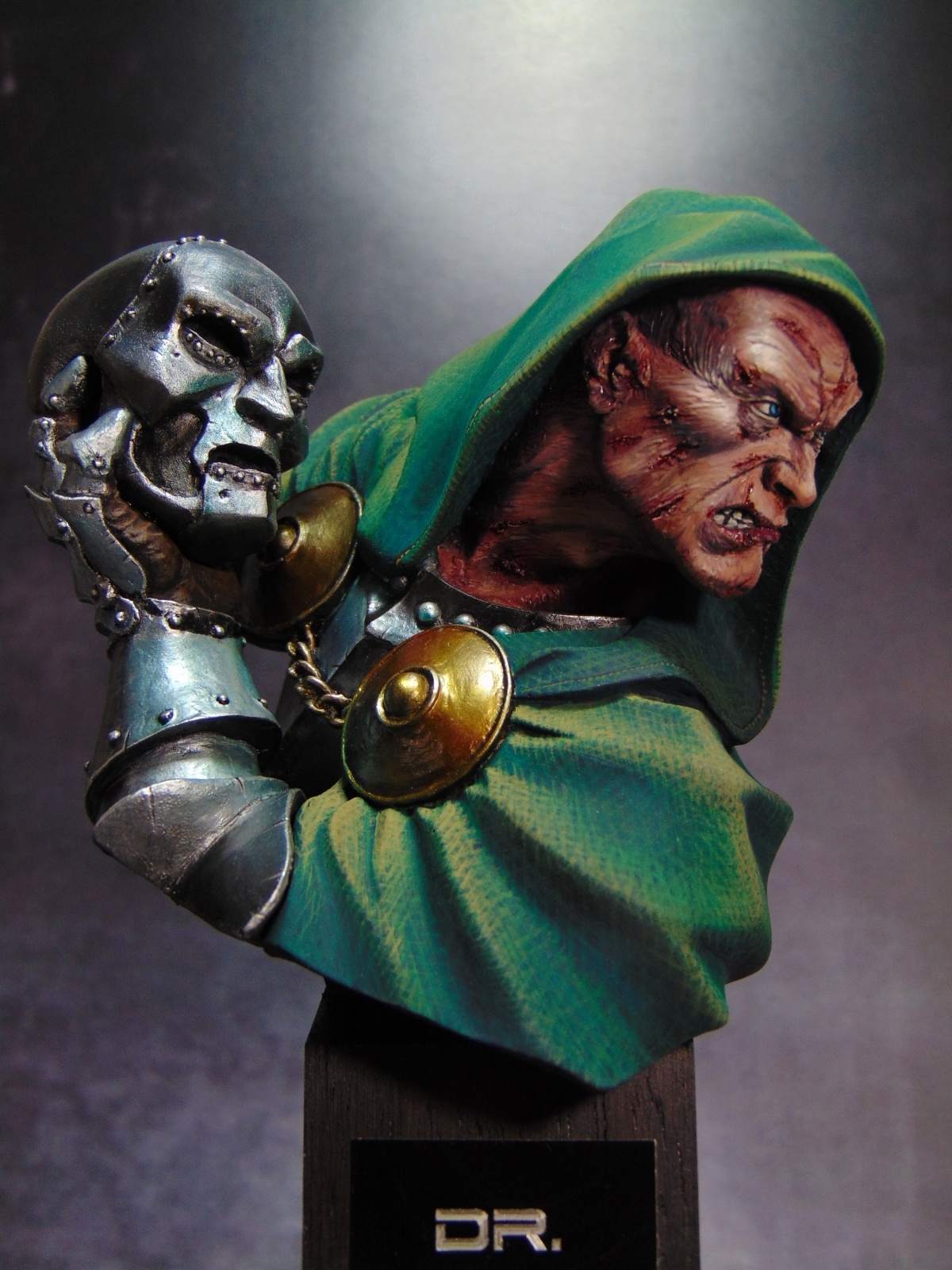 1200x1600 Dr. Doom By Davide Rainone Puttyamppaint - Dr Doom Painting