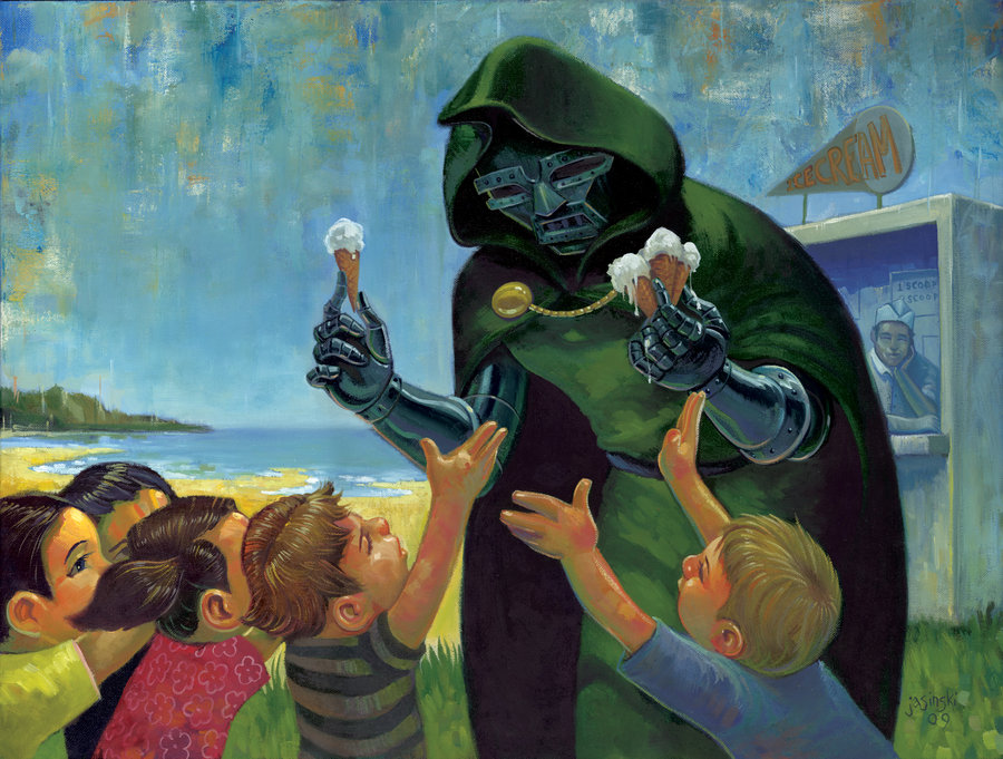 900x681 Parlor Tricks For The Rabble By Jasinski - Dr Doom Painting