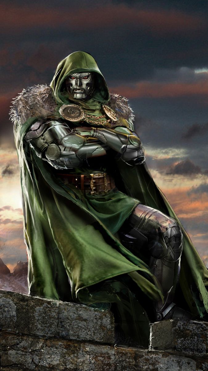675x1200 The Heroic Art Of John Gallagher Way Cool Marvel - Dr Doom Painting